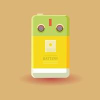 Battery vector art design