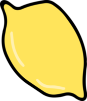 Lemon drawing isolated png