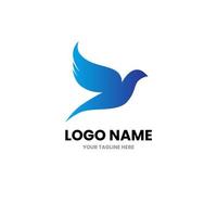 Dove logo design vector template.