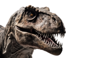 t-rex dinossauro isolado em transparente fundo. ai gerado. png