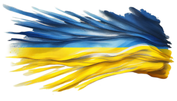 Ukraine drapeau patriote illustration conception, ukrainien patriotisme drapeaux, ai généré png