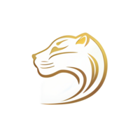 tijger logo, gemakkelijk en kleurrijk illustratie, transparant achtergrond, ai gegenereerd png