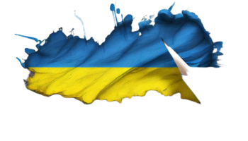 ukraina flagga patriot illustration design, ukrainska patriotism flaggor, ai genererad png