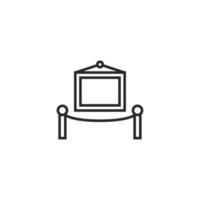 Museum icon, isolated Museum sign icon, vector illustration