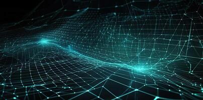 tech background with a wire mesh, in the style of futuristic digital art, digital, Illustration photo