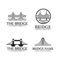 Bridge logo template vector icon