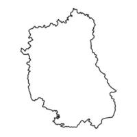 Lublin Voivodeship map, province of Poland. Vector illustration.