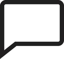 bubble chat icon vector . comment icon . chat Message icon
