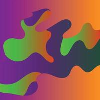 Colorful geometric background. Fluid shapes composition. Abstract background color gradient geometric ornament pattern background design vector