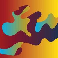 Colorful geometric background. Fluid shapes composition. Abstract background color gradient geometric ornament pattern background design vector