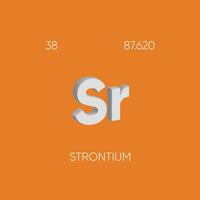 One of the Periodic Table Elements with name and atomic number vector