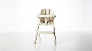 Conventional baby chair or high chair baby furniture, for baby when eating meal or food. photo