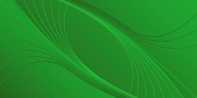 Wave Green Abstract Banner Background vector