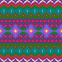 Ikat geometric folklore ornament, Tribal ethnic texture. Seamless striped pattern in Aztec style, Figure tribal embroidery, Scandinavian, Ikat pattern photo