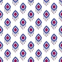 Ikat geometric folklore ornament. Tribal ethnic texture. Seamless striped pattern in Aztec style. Figure tribal embroidery. Indian, Scandinavian, Gyp sy, Mexican, folk pattern.Seamless pattern fabric photo