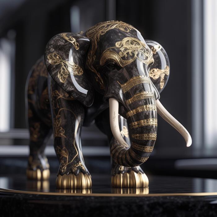 Gold Elephant Stock Photos, Images and Backgrounds for Free Download