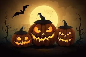 Scary happy halloween image photo