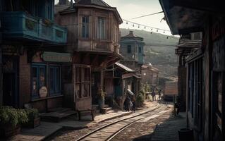 Tbilisi cinematic light in harry potter photo