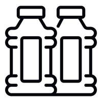Water delivery icon outline vector. Tank drink vector