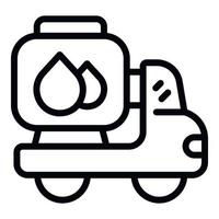 Tank water carrier icon outline vector. Drink bottle vector