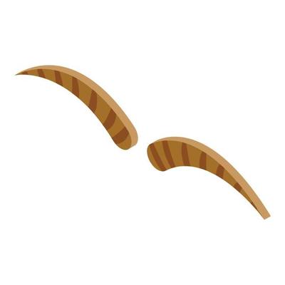 Eyebrow correction spa icon isometric vector. Eye makeup