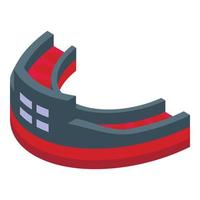 Protector mouthguard icon isometric vector. Dental guard vector