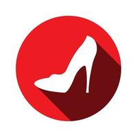 women's shoes icon vector