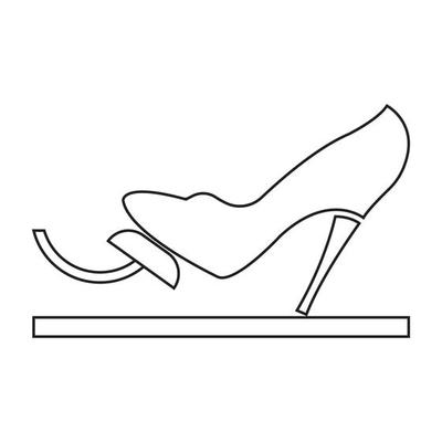 Foot pushing the pedal gas pedal brake pedal auto 5160381 Vector Art at  Vecteezy