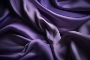 Purple shiny silk. Generate Ai photo