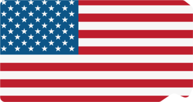 schema disegno di Sud dakota stato carta geografica su Stati Uniti d'America bandiera. png