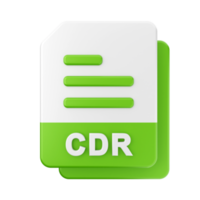 3d archivo cdr icono ilustración png