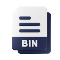 3d fil bin ikon illustration png