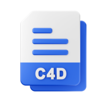 3d file C4D icon illustration png