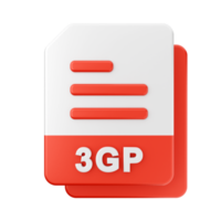 3d fil 3gp ikon illustration png