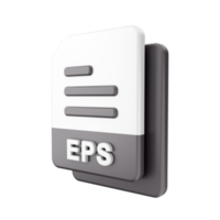 3d file EPS icon illustration png