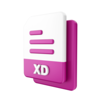 3d fichier xd icône illustration png