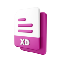 3d file XD icon illustration png