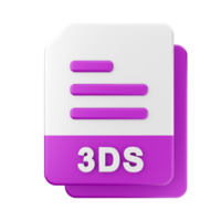 3d fil 3ds ikon illustration png