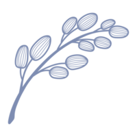 Line Art Leaf png