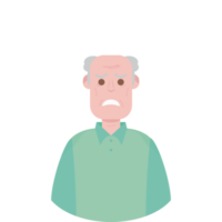 The Elderly Grandfather Lonely Alone Sad Worry Old Man png