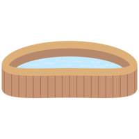 de madeira banheira natação piscina png