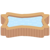 di legno vasca da bagno nuoto piscina png