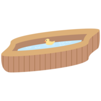 wooden bathtub swimming pool png