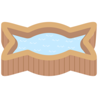 trä- badkar simning slå samman png