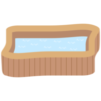 wooden bathtub swimming pool png