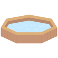 wooden bathtub swimming pool png