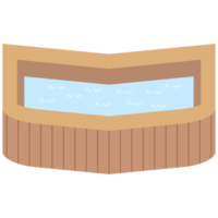 de madeira banheira natação piscina png