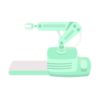 artificial inteligência robô máquina industrial trabalho fábrica trabalhos verde png