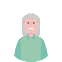 The Elderly Grandfather Lonely Alone Sad Worry Old Man png