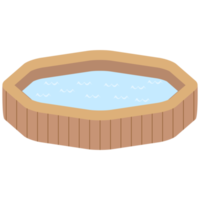 en bois baignoire nager bassin png